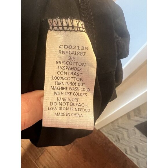 Anthropologie The Impeccable Pig Black Dress With Oversized Ruffle Sleeves SZ L - Picture 15 of 15